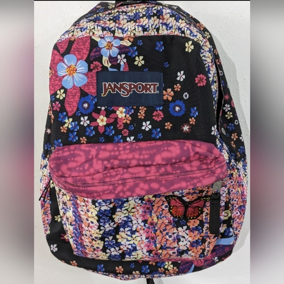 Jansport High Stakes Floral Backpack - Picture 1 of 9